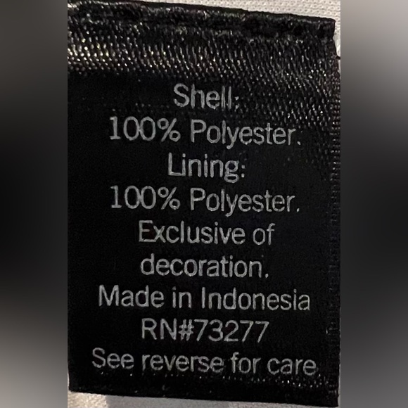 Simply Vera - Vera Wang - dress - black white floral - size XL - Picture 8 of 9